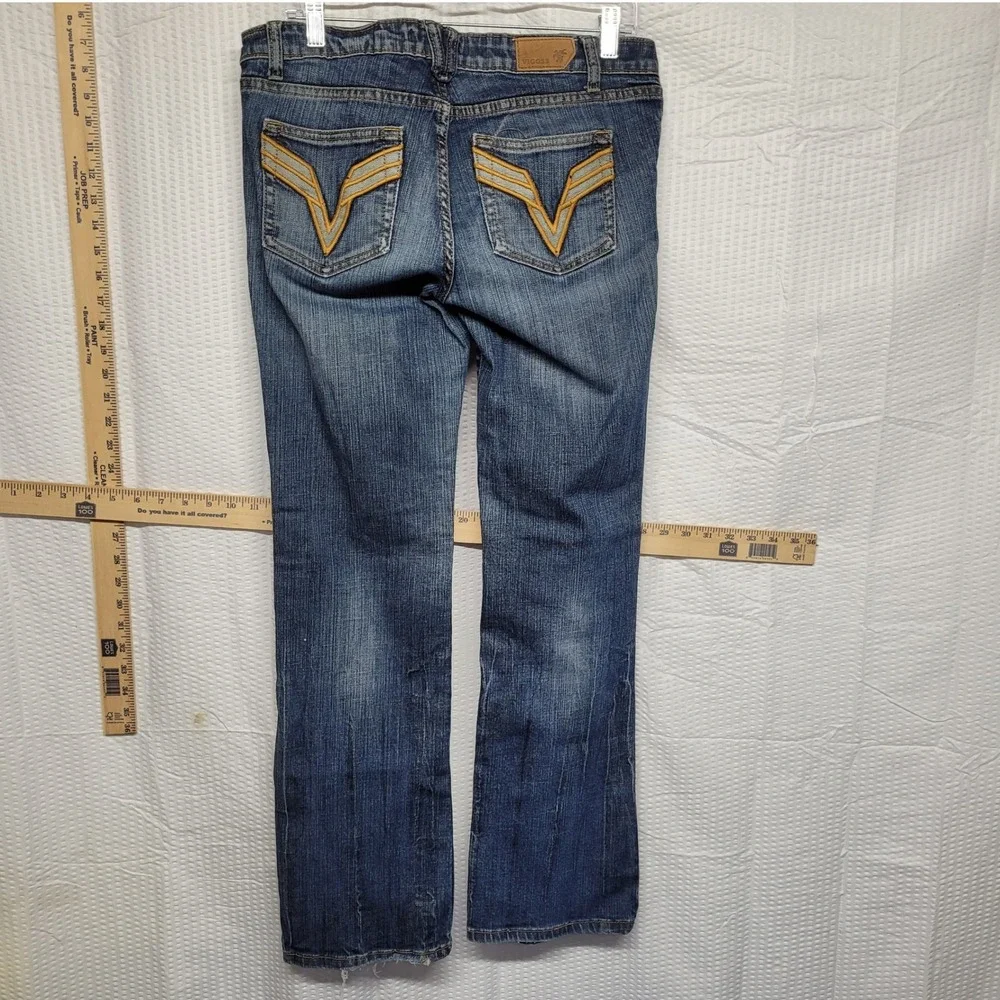 Vigoss‎ Bootcut Jeans Medium Wash Blue Denim Mid Rise Size 9